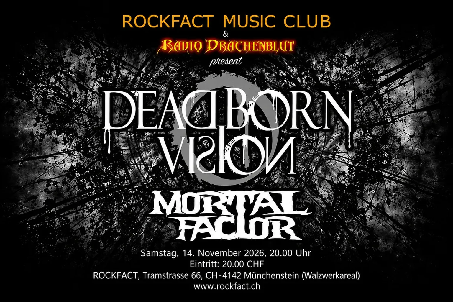 Konzertbild: Dead Born Vision (CH) | Mortal Factor (CH)