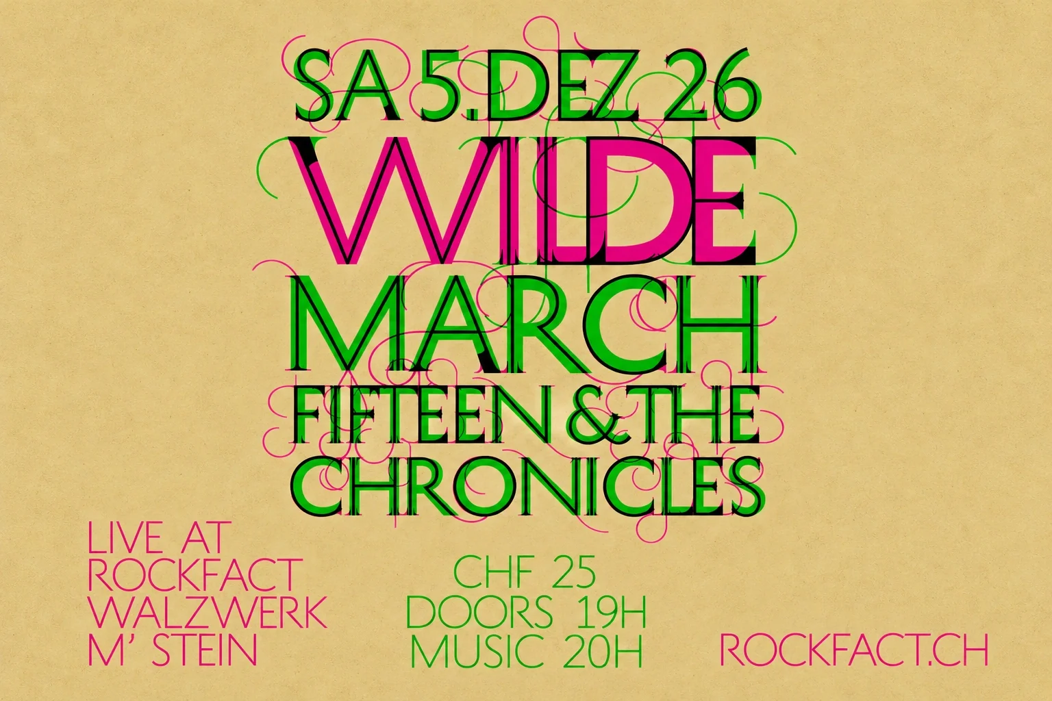 Konzertbild: Wilde (CH) | March15 and the Chronicles (CH)